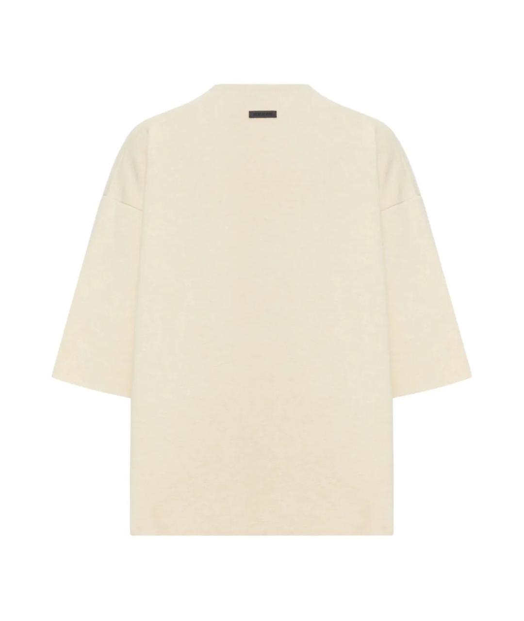 FEAR OF GOD Белый шерстяной джемпер / свитер, фото 2