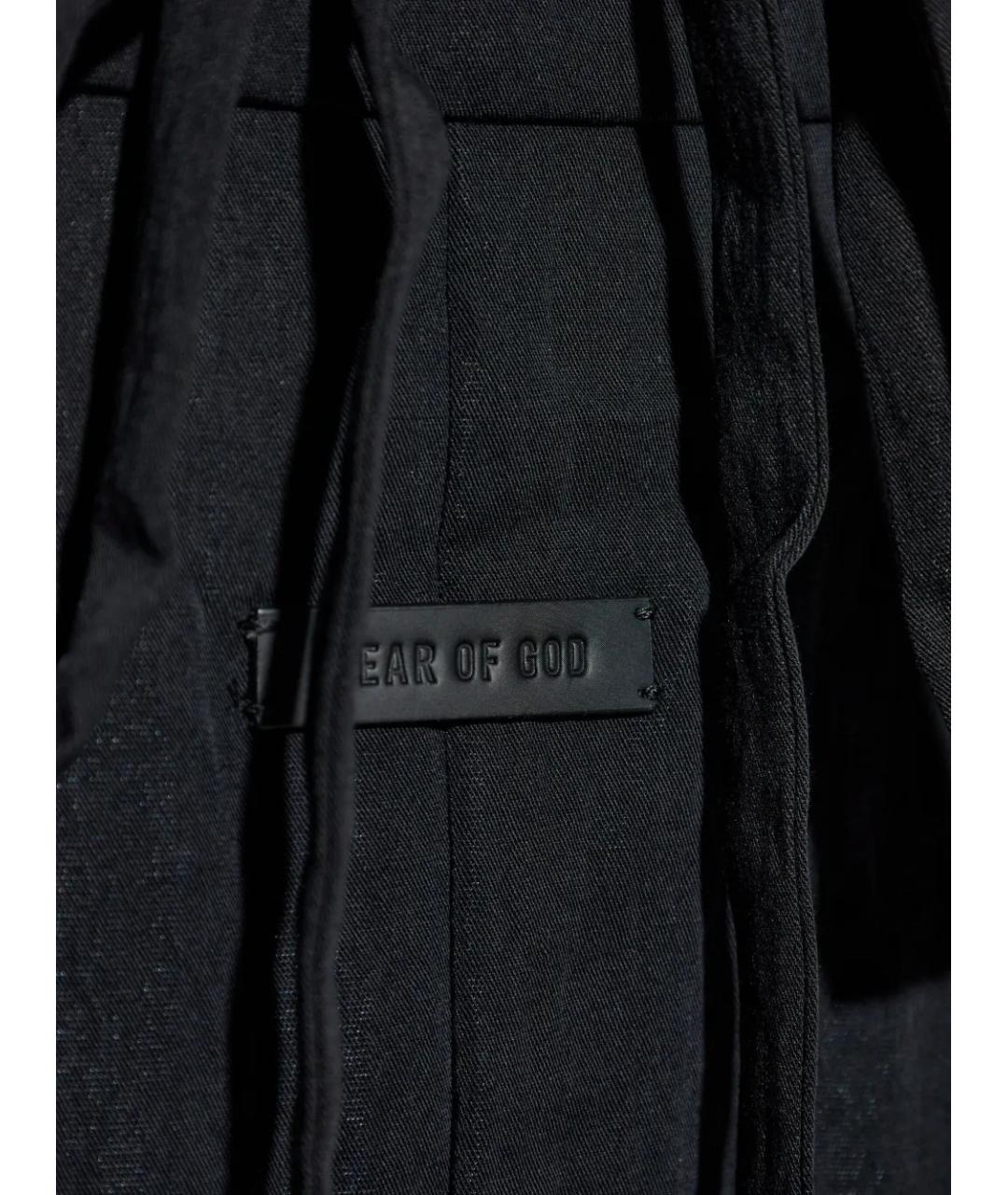 FEAR OF GOD Черные повседневные брюки, фото 5