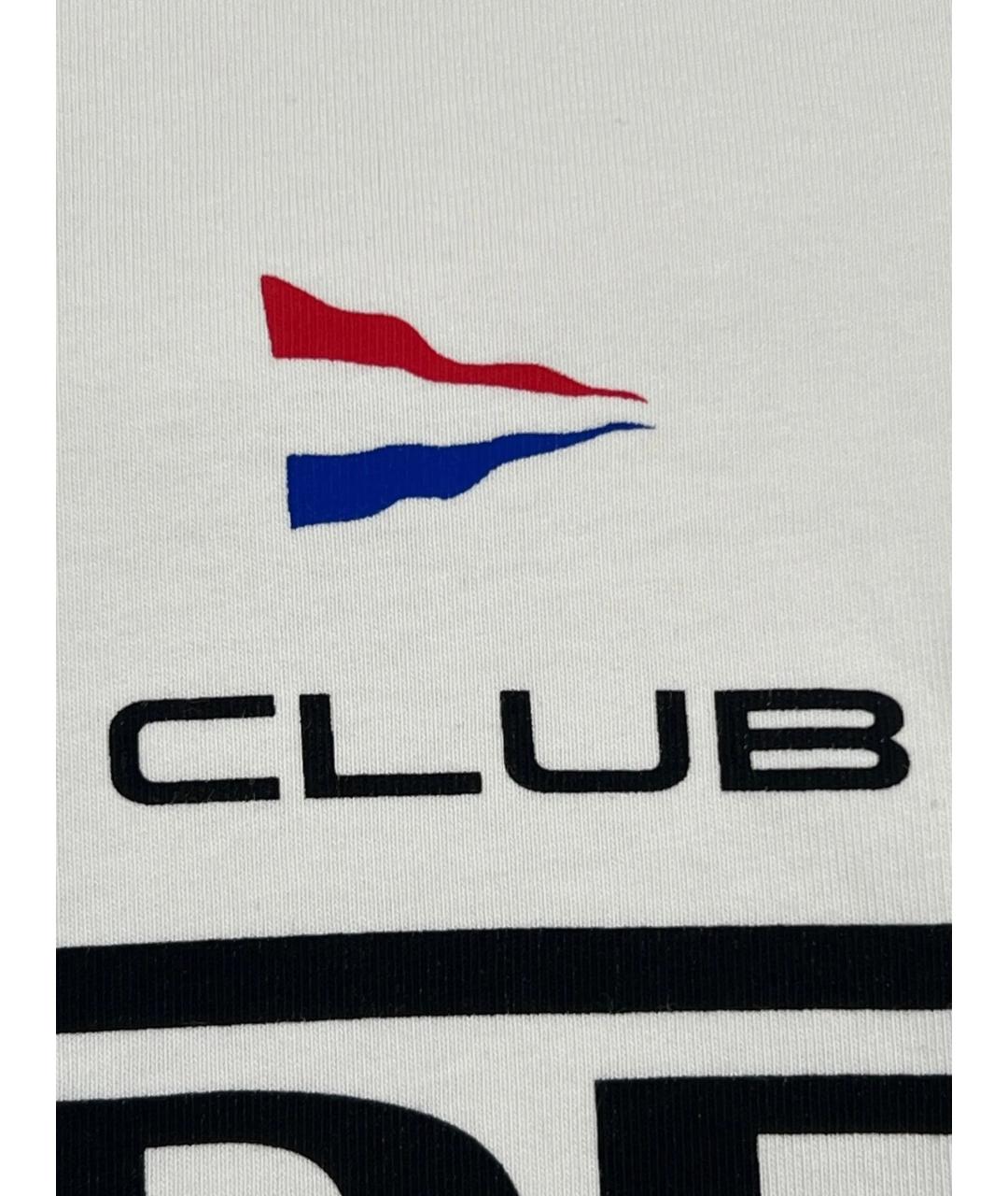 RHUDE Белая хлопковая футболка, фото 3