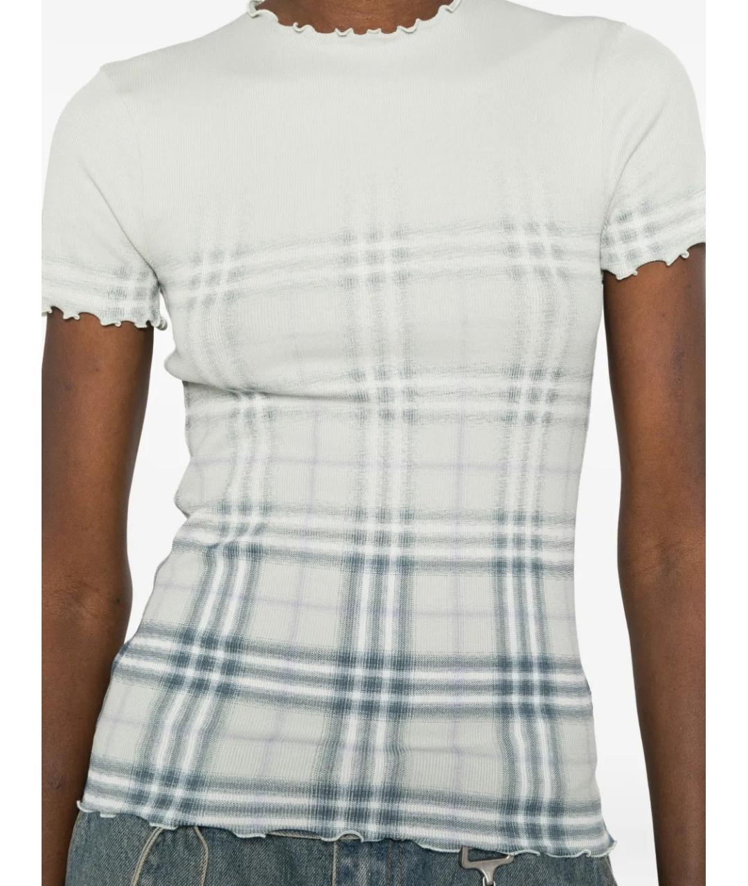 BURBERRY Мульти хлопковая футболка, фото 5