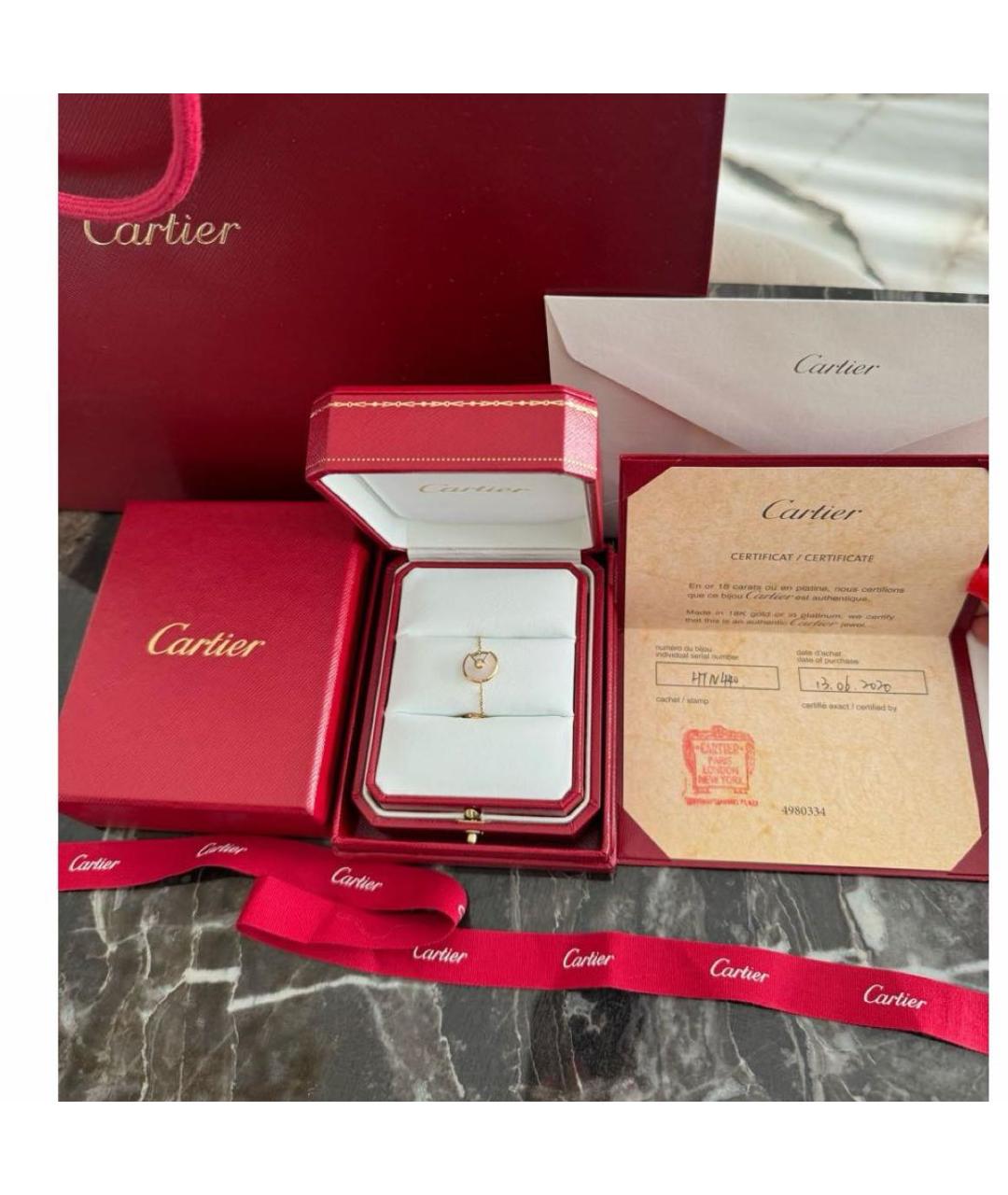 CARTIER Золотой браслет из желтого золота, фото 4