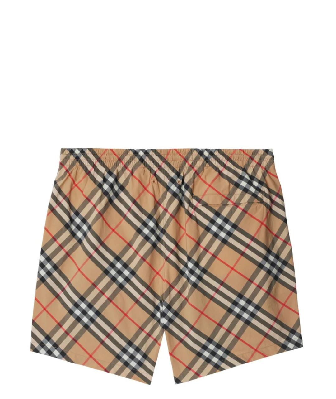 BURBERRY Бежевые полиамидовые плавки, фото 2