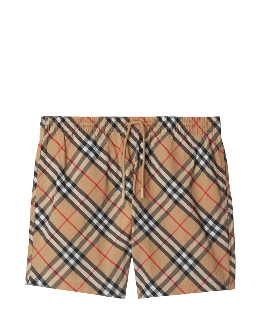 BURBERRY Бежевые полиамидовые плавки, фото 1