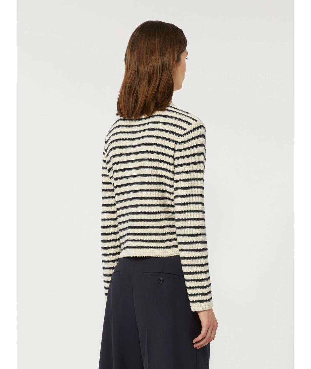 WEEKEND MAX MARA Белый хлопковый кардиган, фото 4