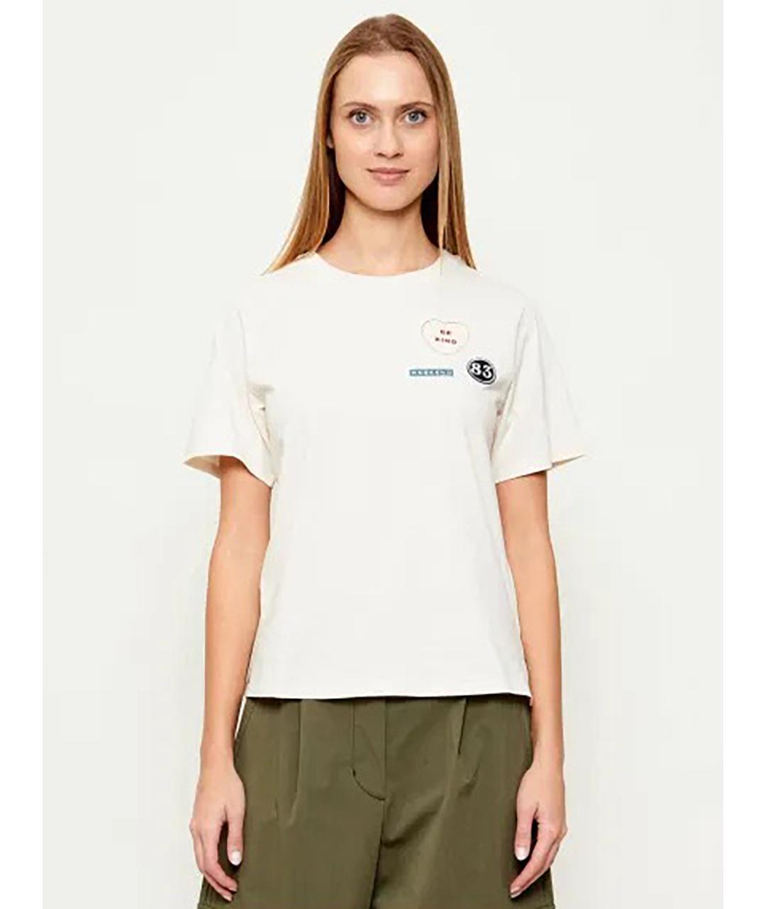 WEEKEND MAX MARA Хлопковая футболка, фото 5