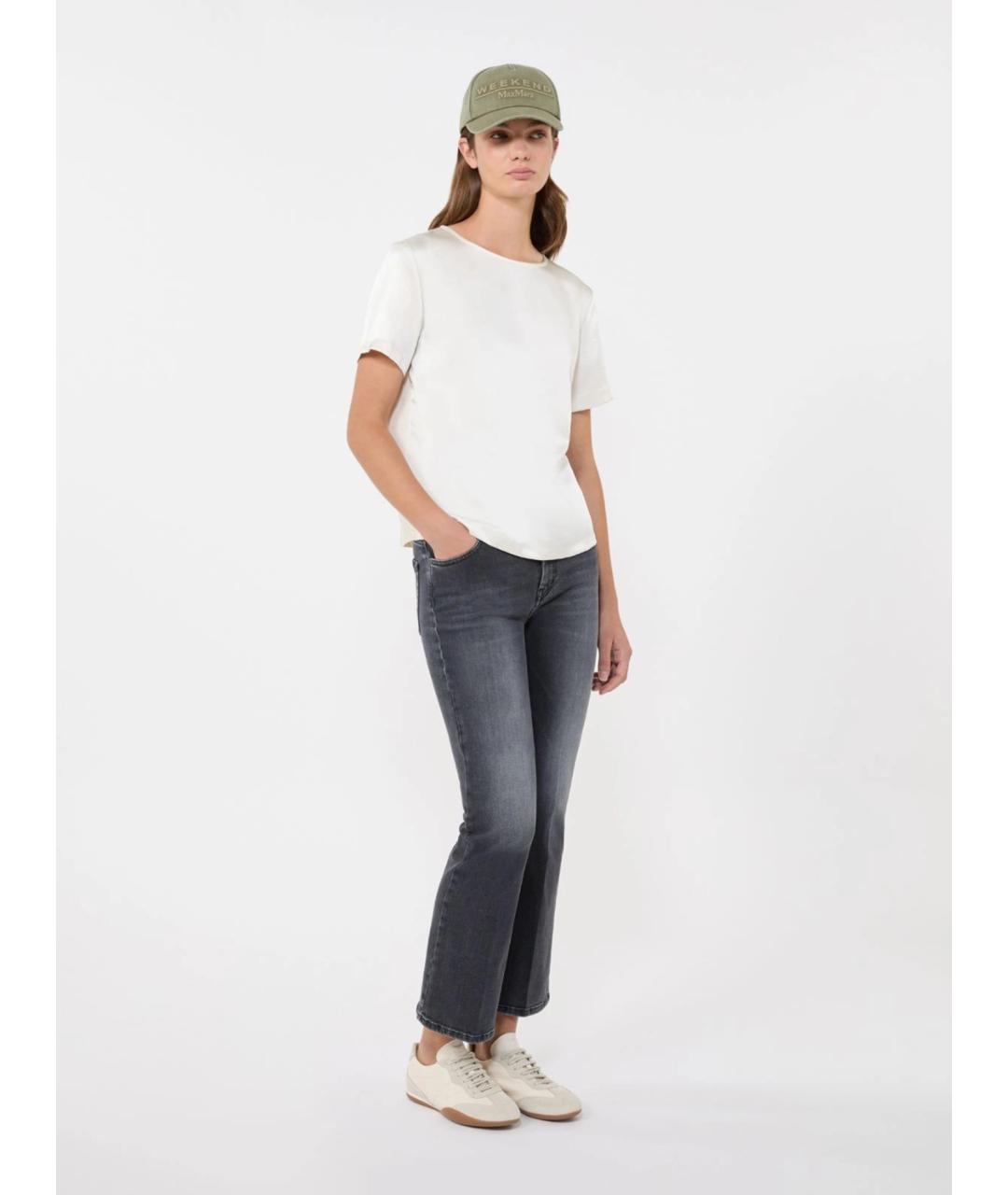 WEEKEND MAX MARA Белая полиэстеровая блузы, фото 2