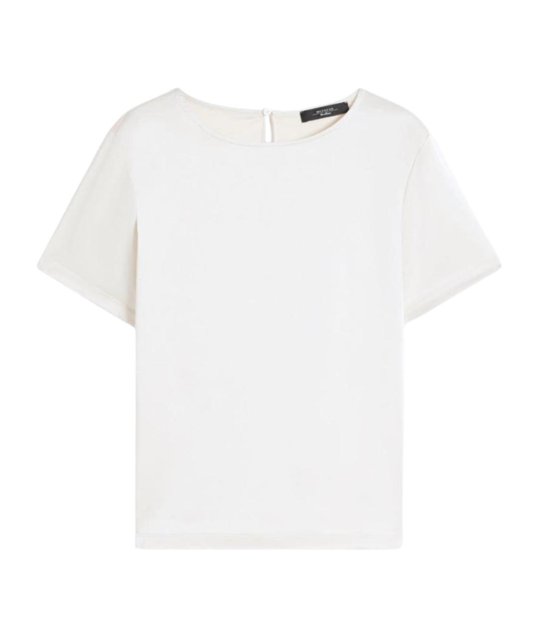 WEEKEND MAX MARA Белая полиэстеровая блузы, фото 1