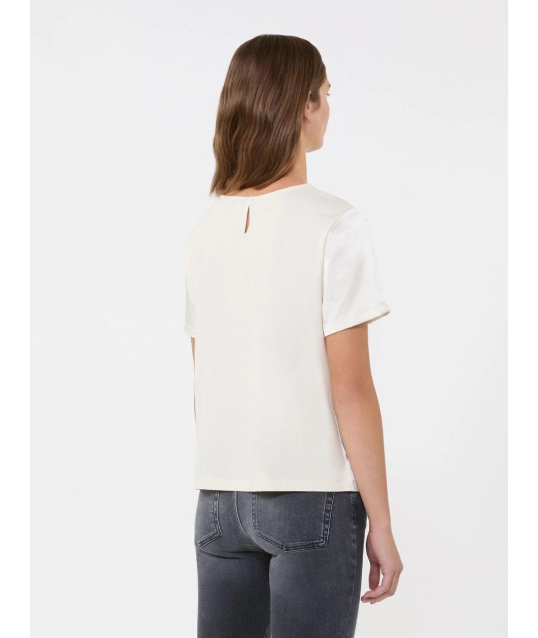 WEEKEND MAX MARA Белая полиэстеровая блузы, фото 3