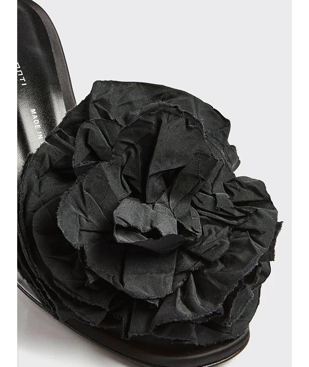 LIVIANA CONTI Черные кожаные мюли, фото 4