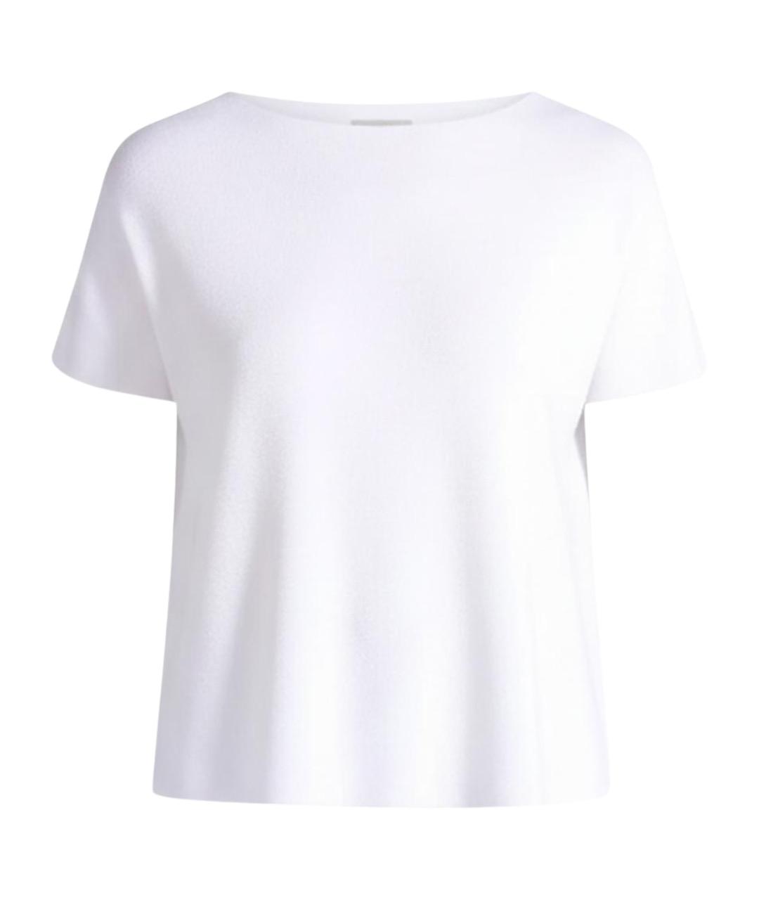 LIVIANA CONTI Белая вискозная футболка, фото 1