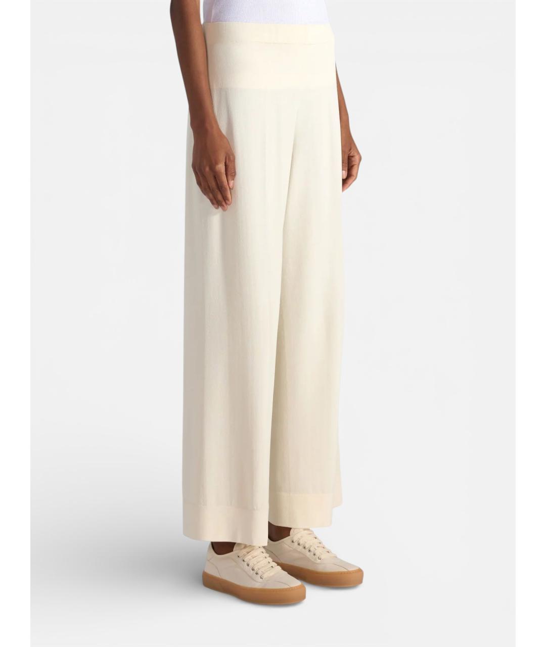 LIVIANA CONTI Бежевые вискозные прямые брюки, фото 4