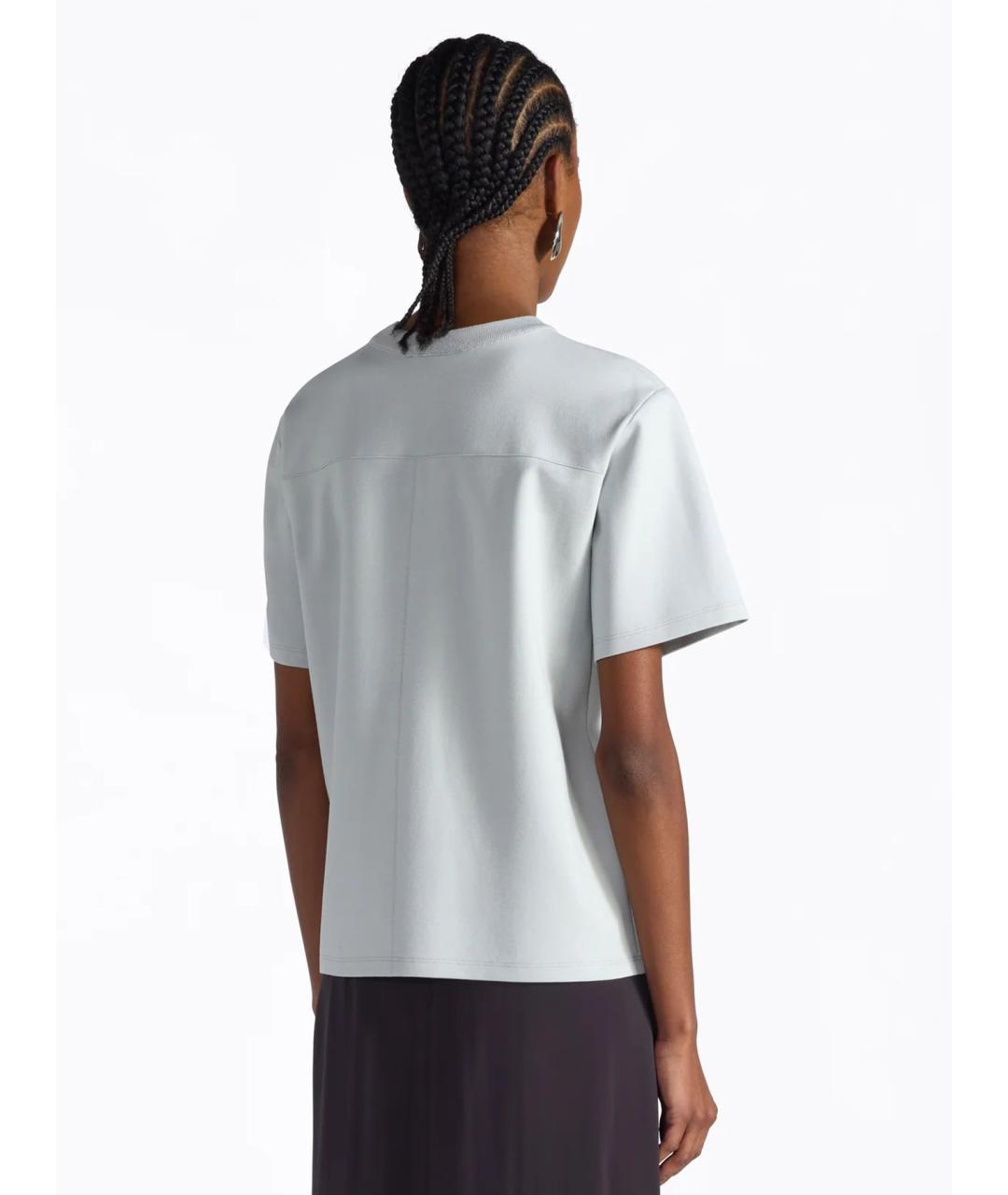 LIVIANA CONTI Серая вискозная футболка, фото 4