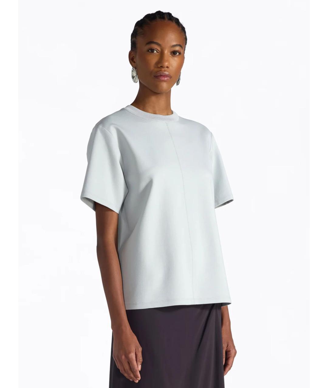 LIVIANA CONTI Серая вискозная футболка, фото 3