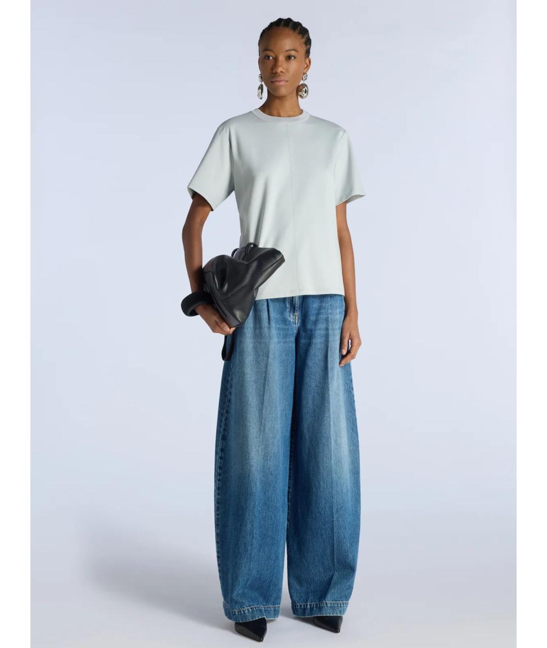 LIVIANA CONTI Серая вискозная футболка, фото 2