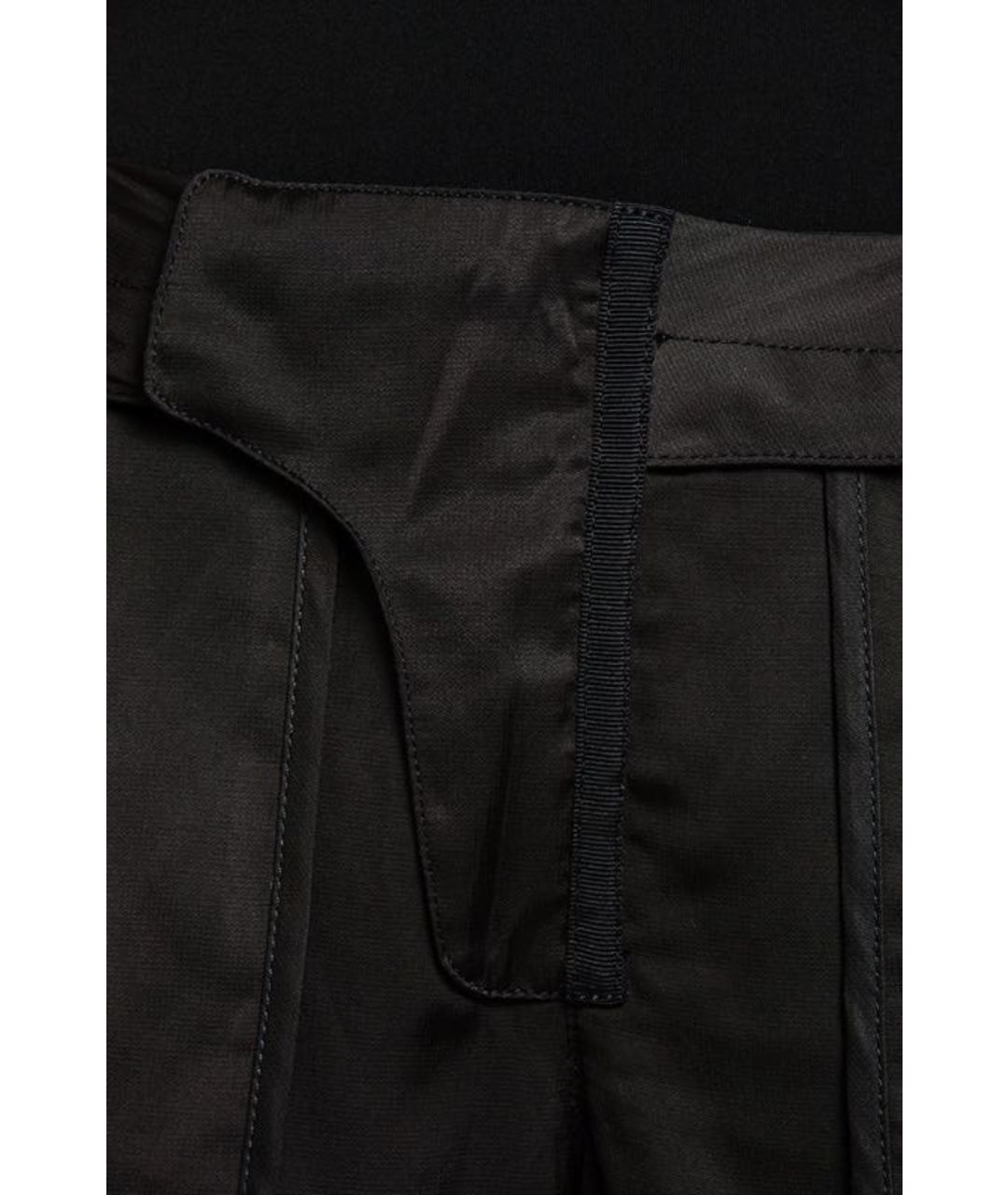 DIESEL BLACK GOLD Черные хлопковые брюки узкие, фото 4