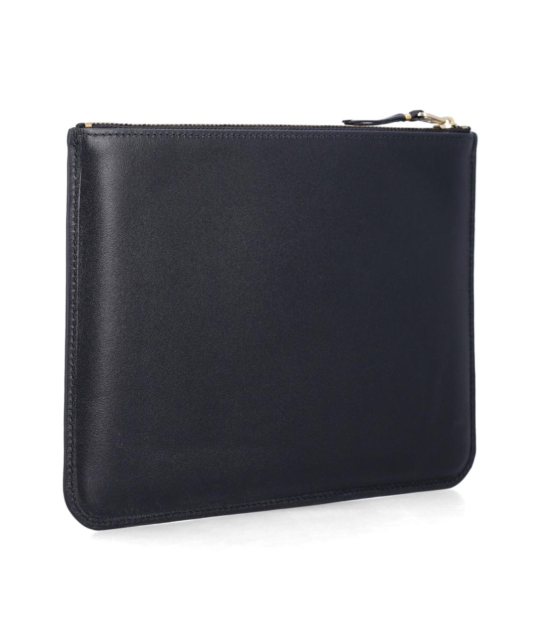 COMME DES GARÇONS WALLET Черный кожаный кошелек, фото 4