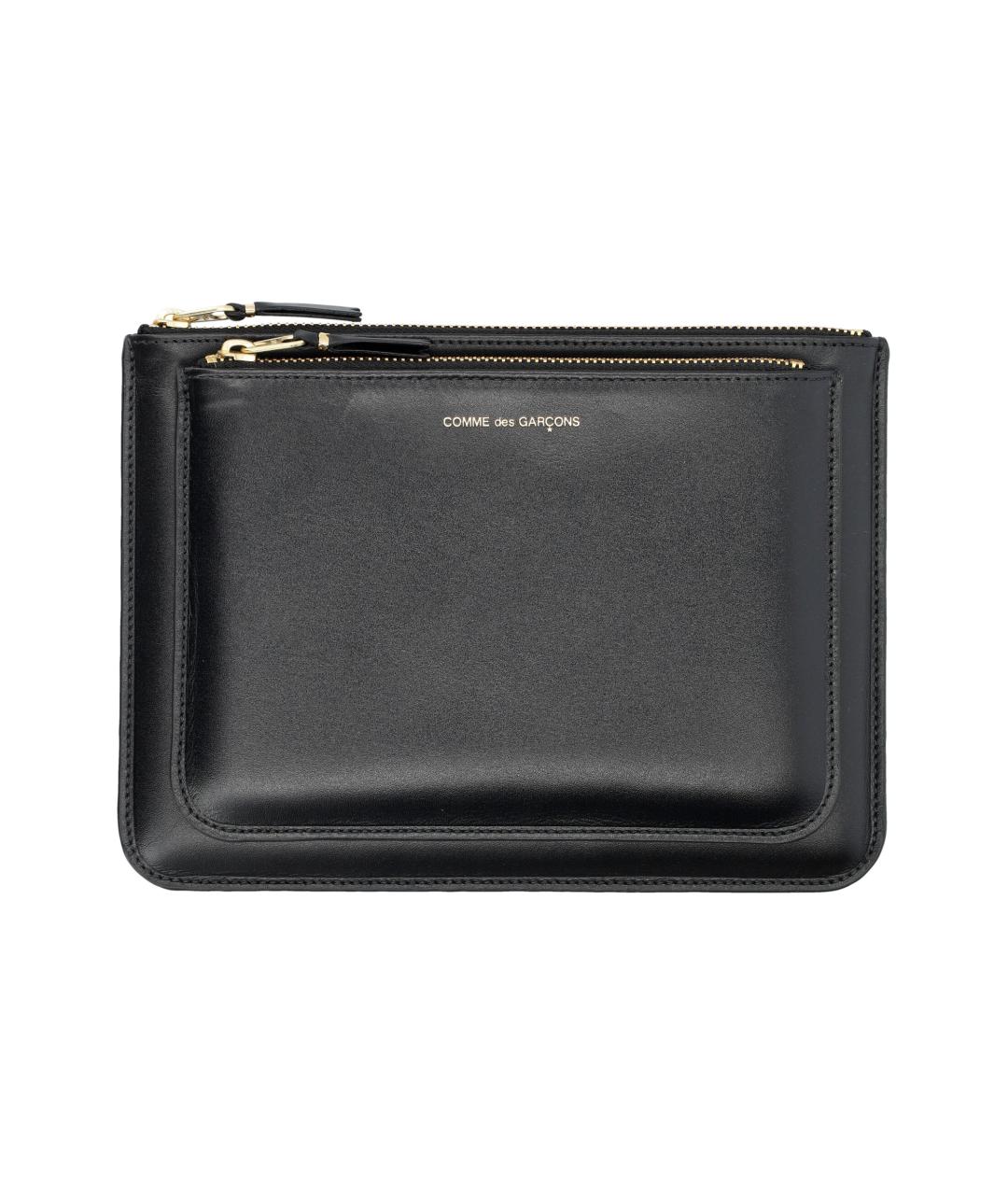 COMME DES GARÇONS WALLET Черный кожаный кошелек, фото 1