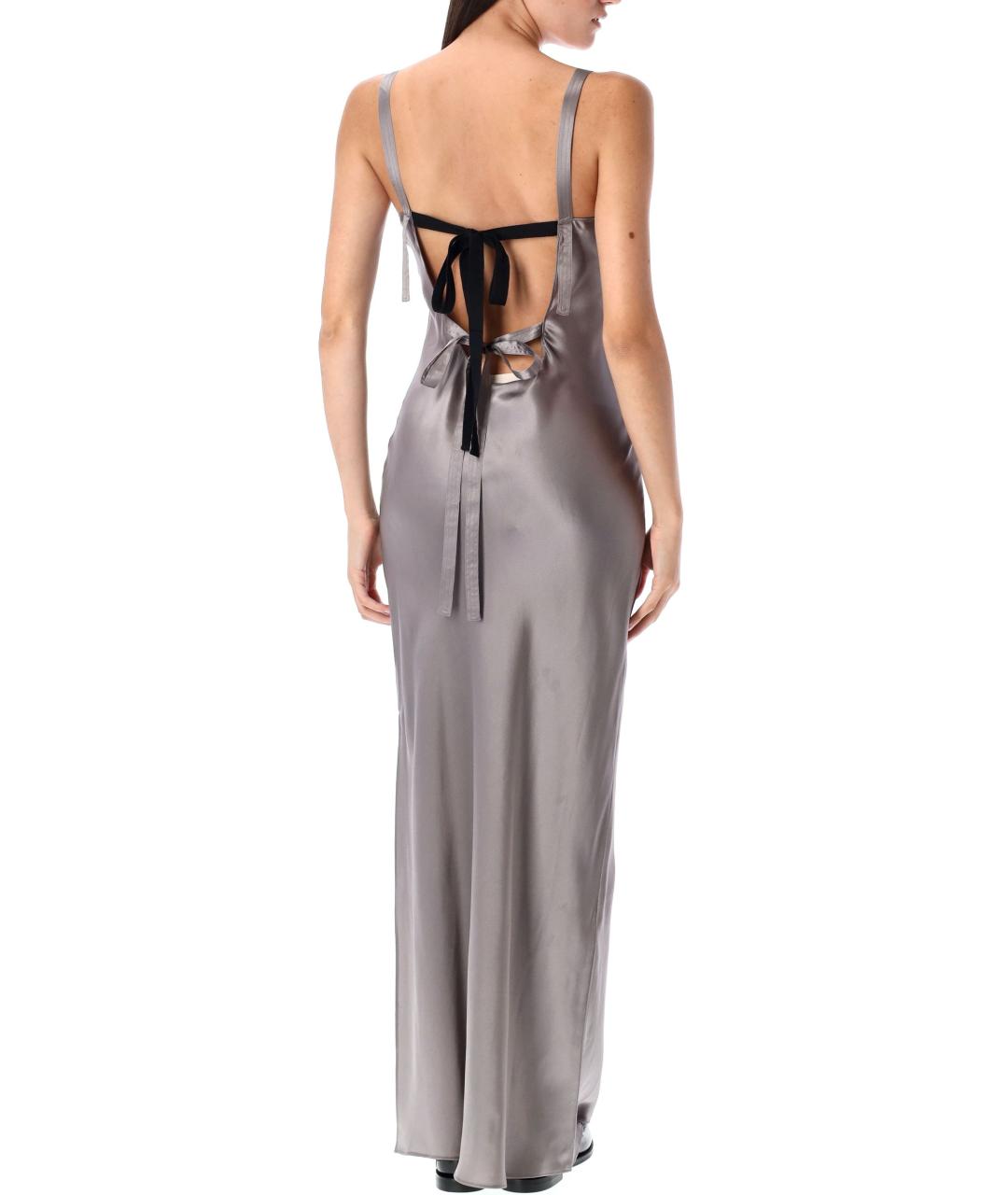 THE GARMENT Серое шелковое вечернее платье, фото 3