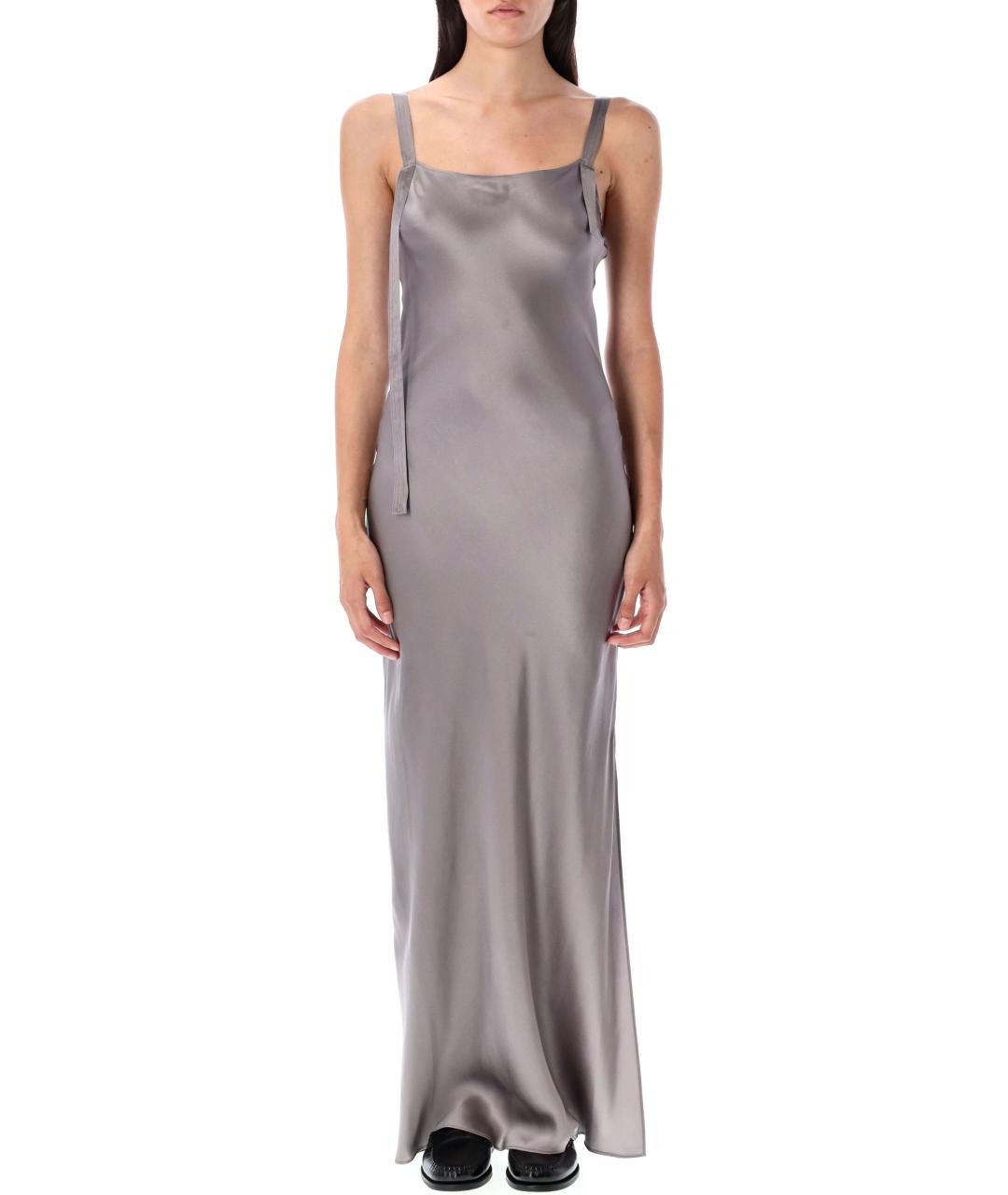 THE GARMENT Серое шелковое вечернее платье, фото 2