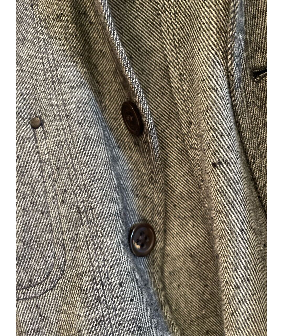 DIESEL Серая полиэстеровая куртка, фото 4