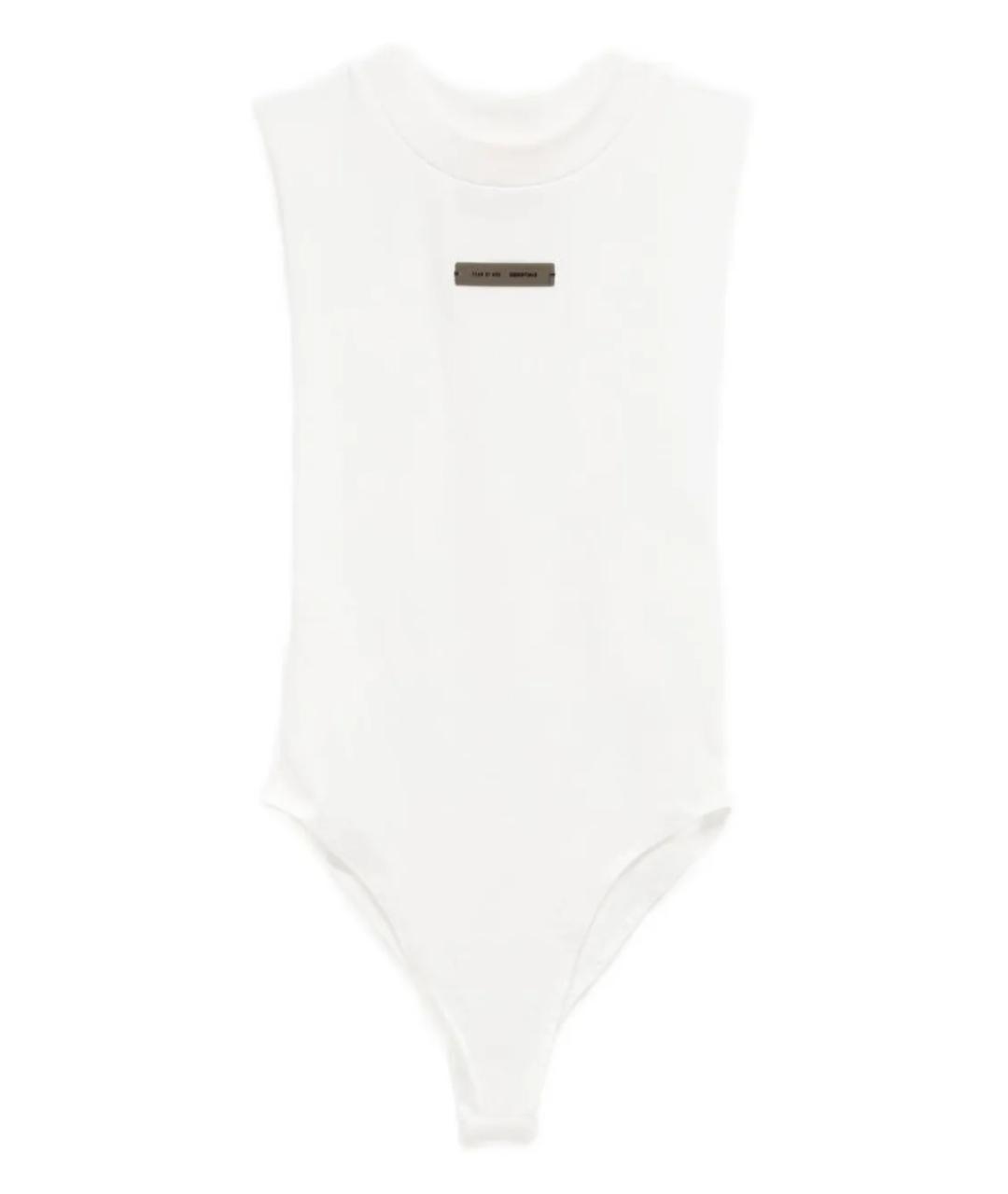 FEAR OF GOD ESSENTIALS Белое хлопковое боди, фото 1