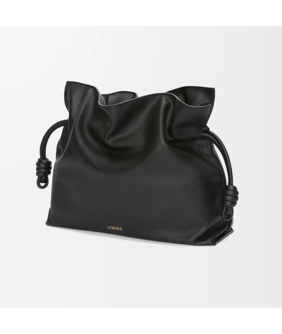 LOEWE Черная кожаная сумка через плечо, фото 3