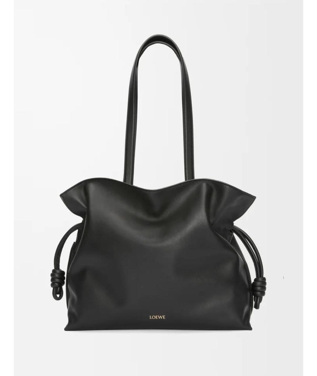 LOEWE Черная кожаная сумка через плечо, фото 4