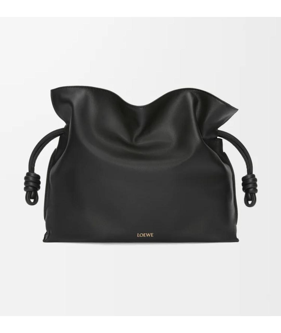 LOEWE Черная кожаная сумка через плечо, фото 6