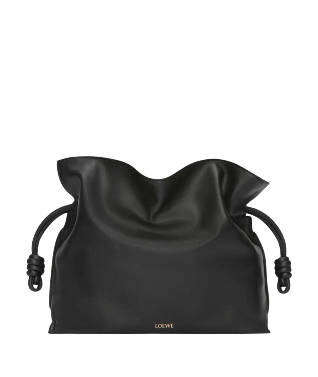LOEWE Черная кожаная сумка через плечо, фото 1