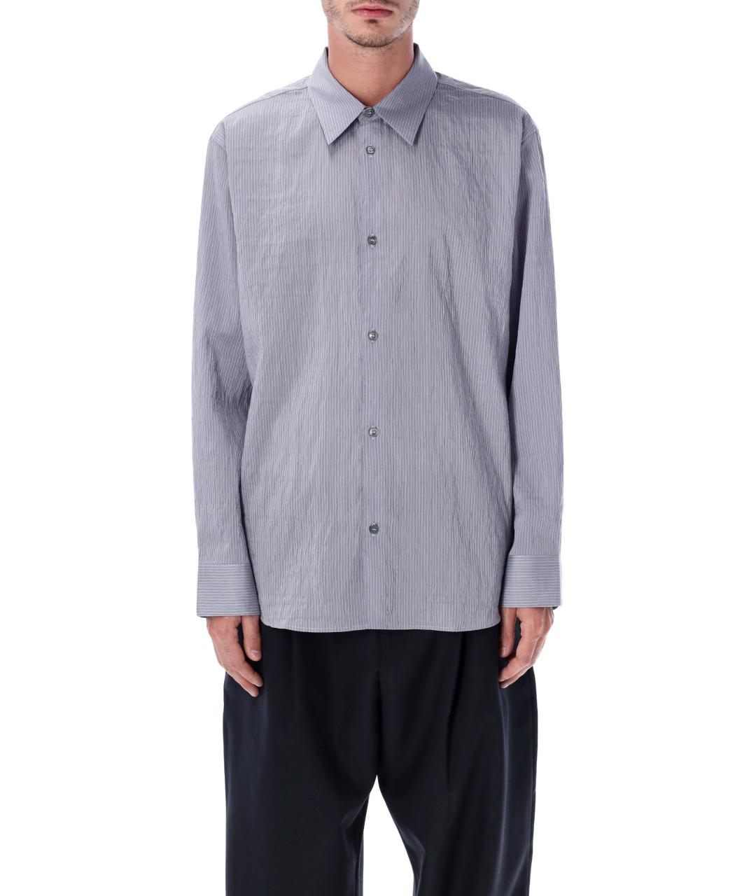 STUDIO NICHOLSON Голубая кэжуал рубашка, фото 1