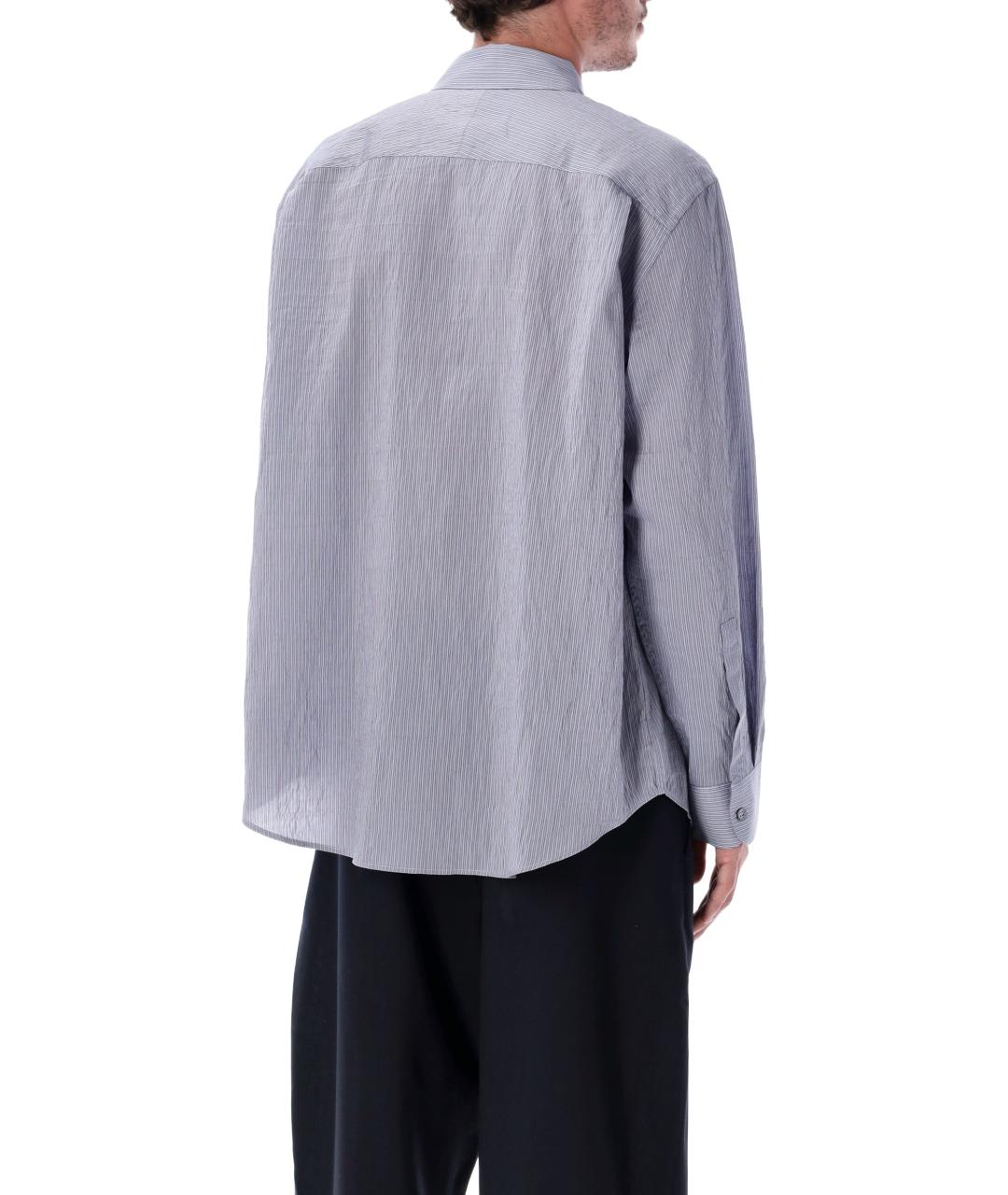 STUDIO NICHOLSON Голубая кэжуал рубашка, фото 2