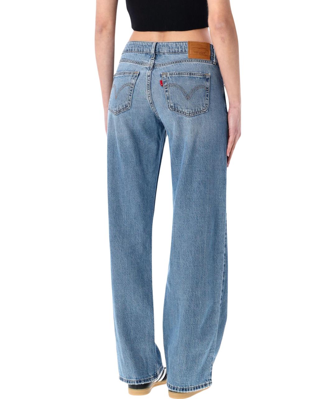 LEVI'S Синие прямые джинсы, фото 2