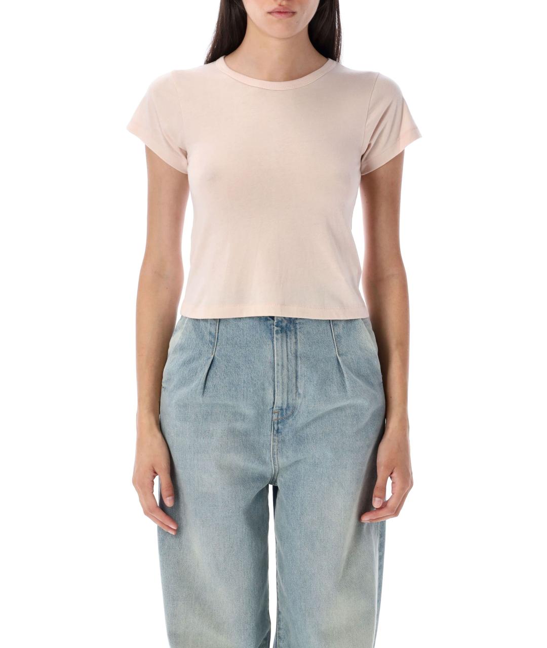 ETERNE Розовая хлопковая футболка, фото 4