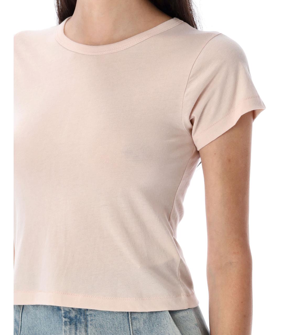 ETERNE Розовая хлопковая футболка, фото 3