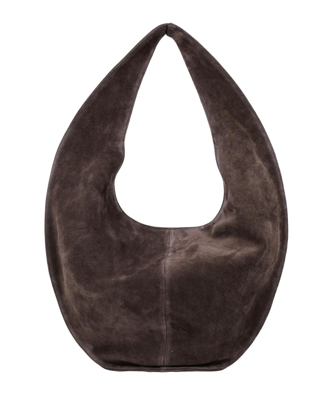 MAEDEN Коричневая замшевая сумка тоут, фото 4