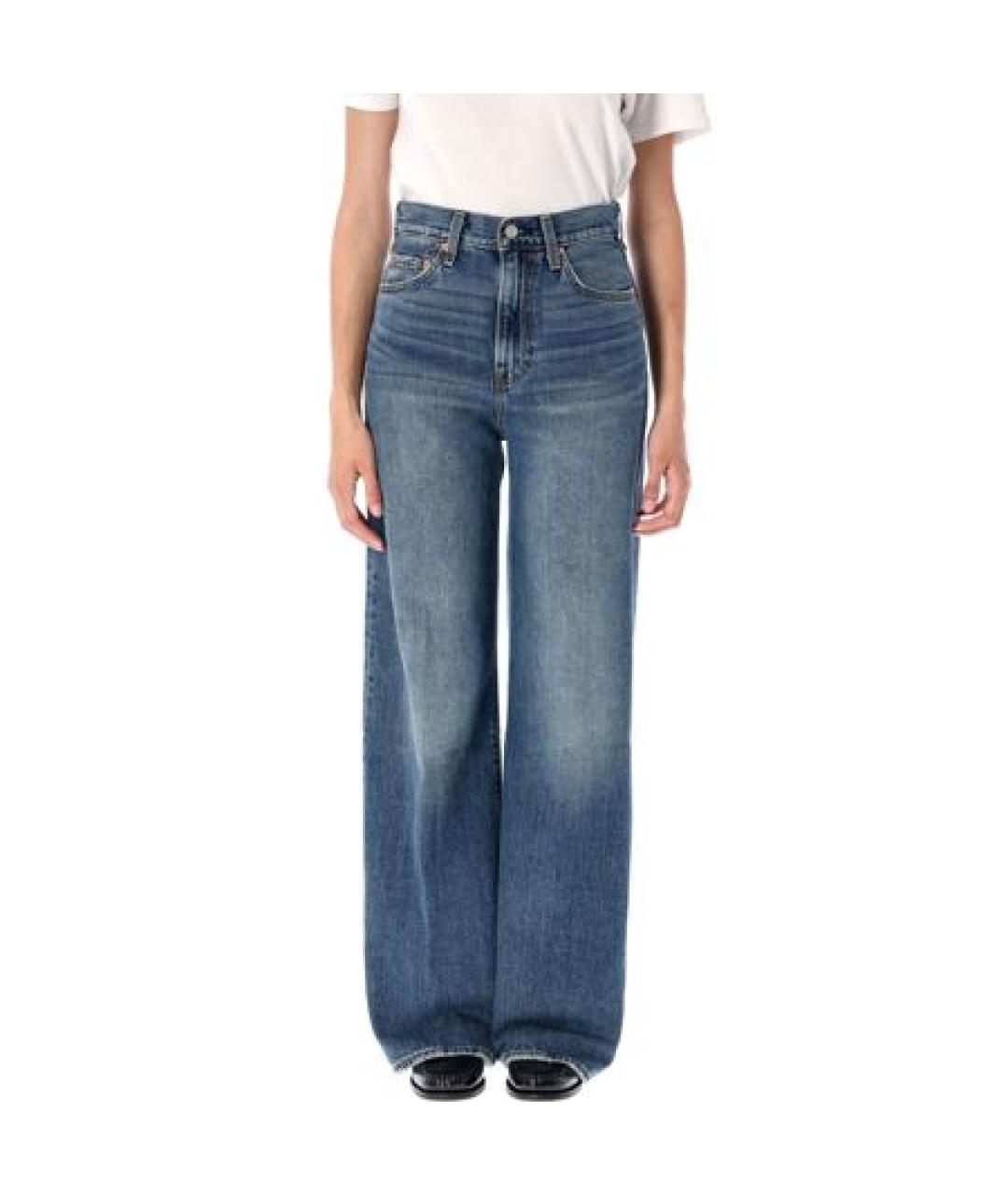 LEVI'S Синие хлопковые джинсы клеш, фото 1