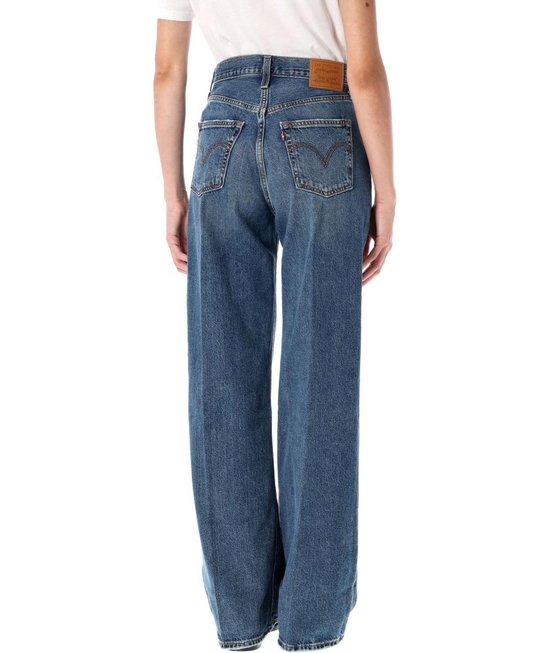 LEVI'S Синие хлопковые джинсы клеш, фото 2