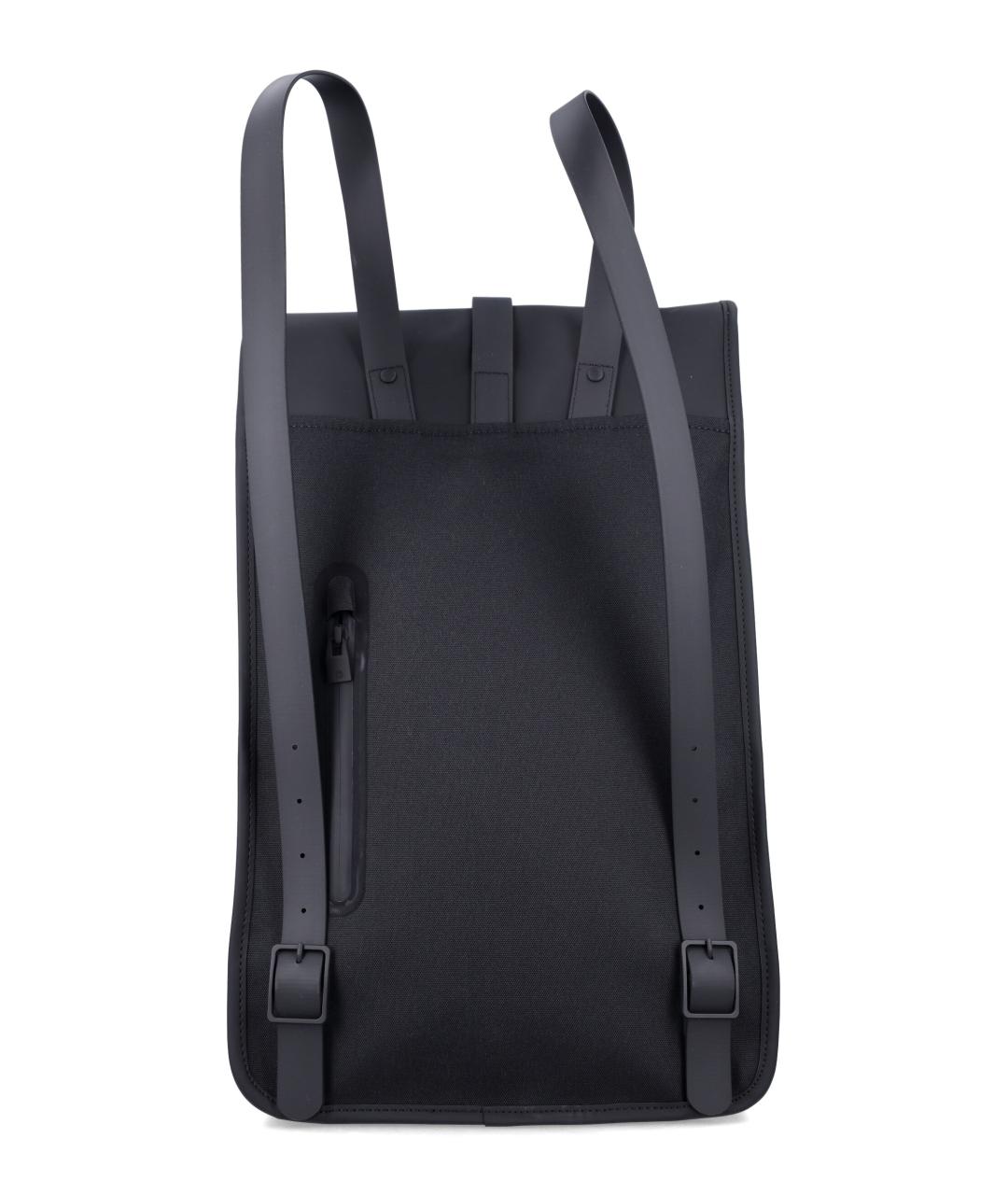 RAINS Черный тканевый рюкзак, фото 3