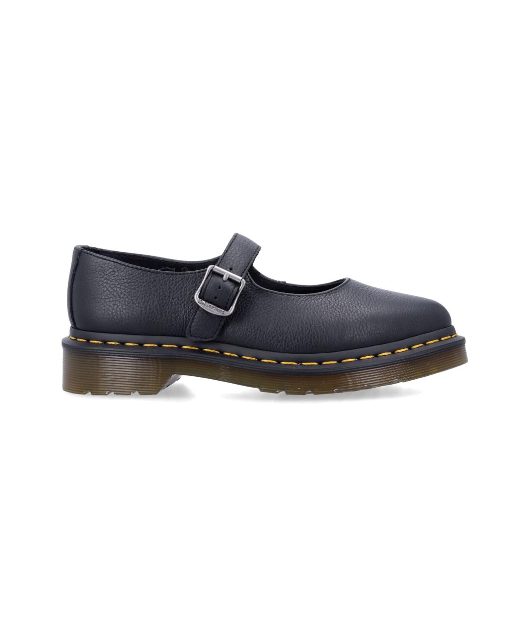 DR. MARTENS Синие кожаные ботинки, фото 1