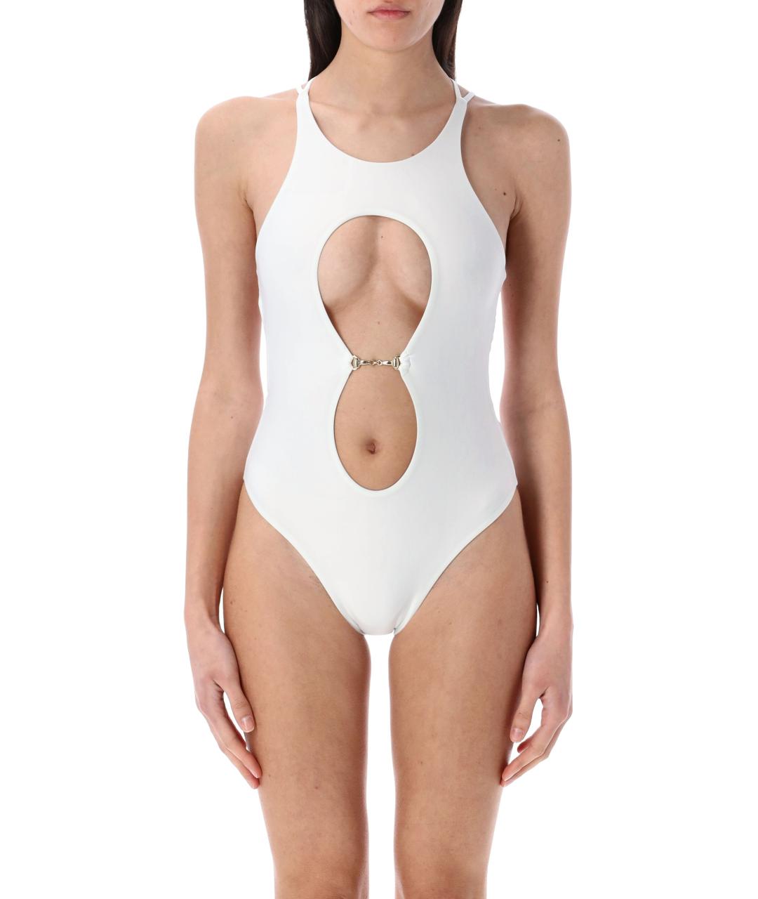 SWIM BY DI Белый полиамидовый купальник, фото 4