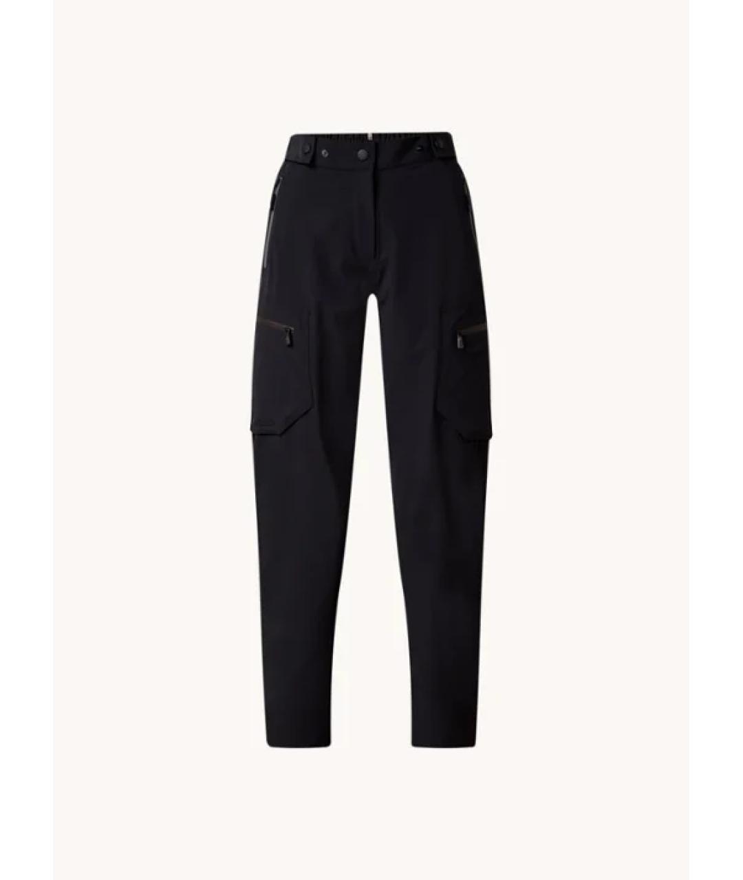 MONCLER GRENOBLE Черная полиамидовая юбка миди, фото 5