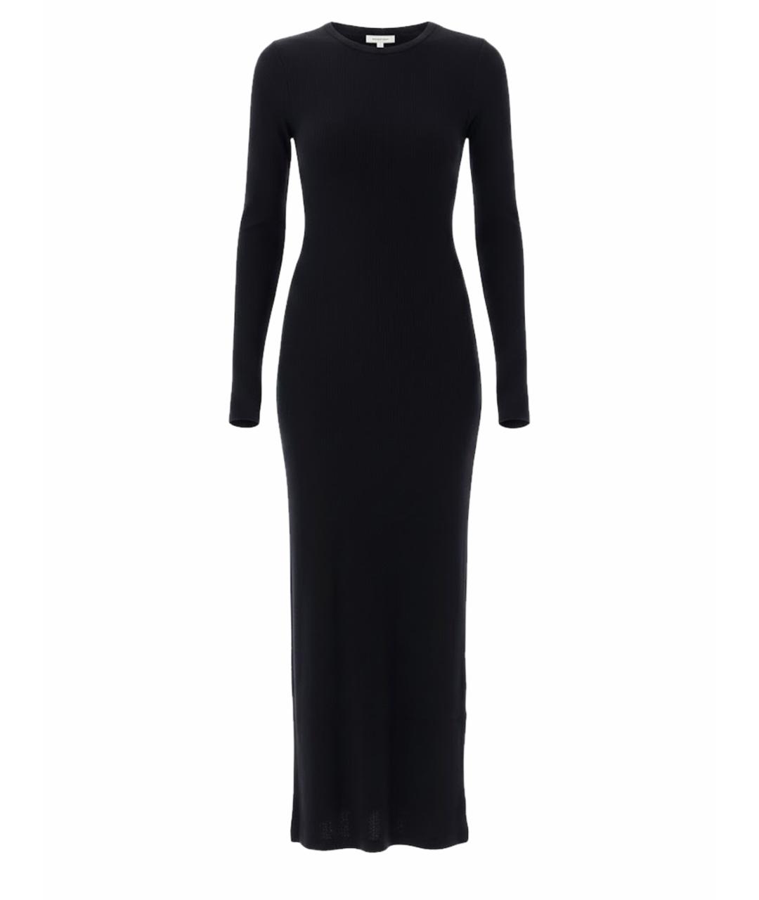 ETERNE Черное хлопковое повседневное платье, фото 1