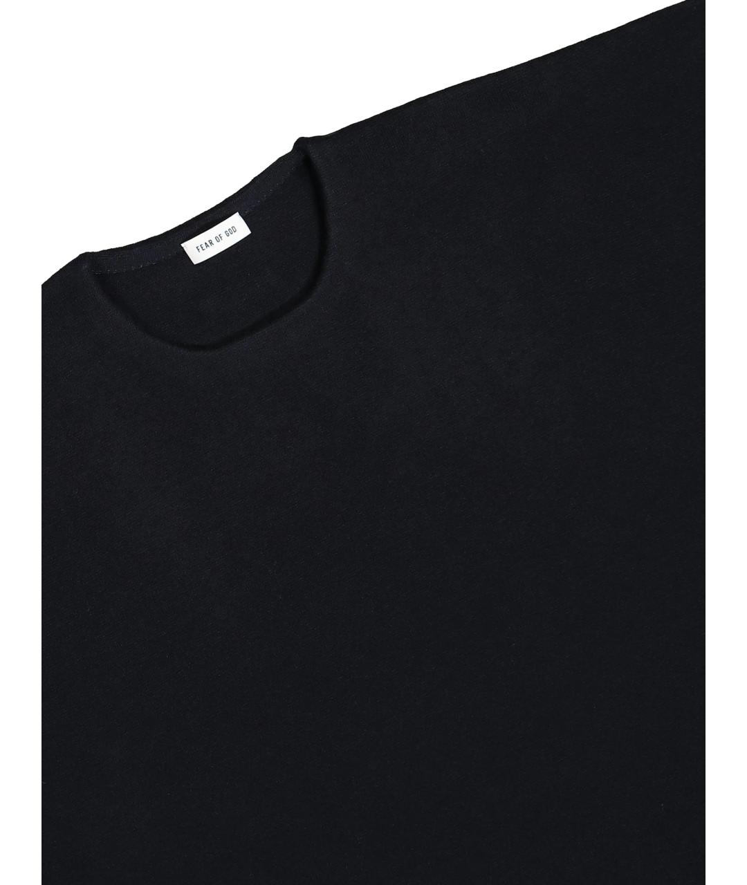 FEAR OF GOD Черный шерстяной джемпер / свитер, фото 3