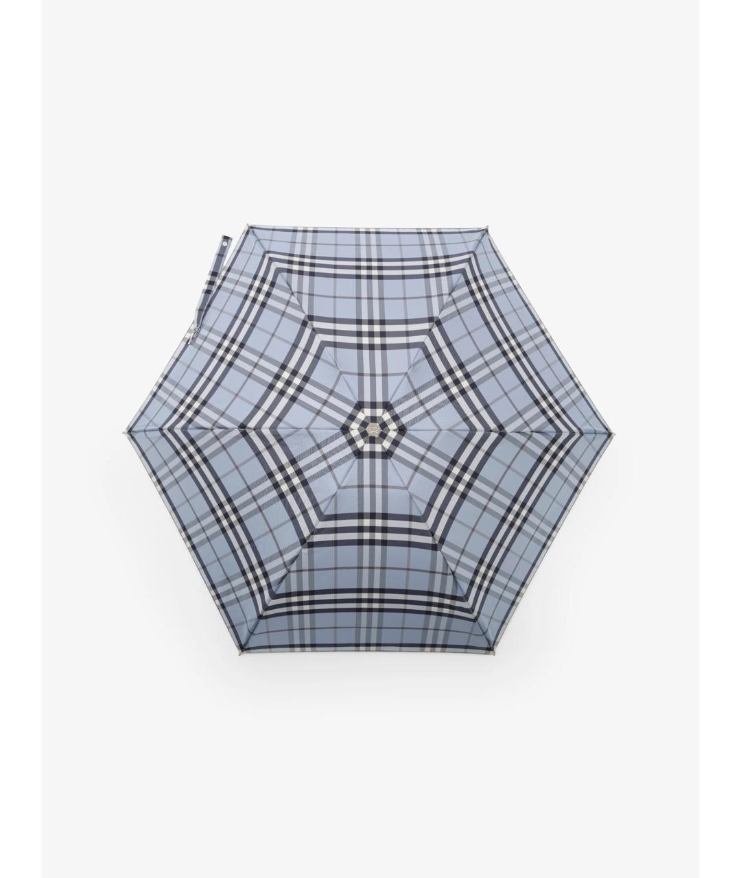 BURBERRY Голубой зонт, фото 4