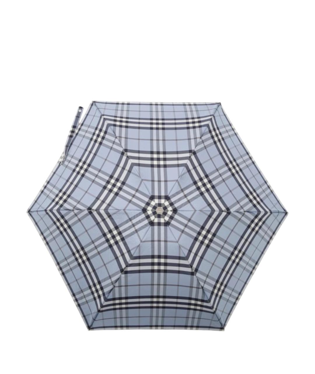 BURBERRY Голубой зонт, фото 1