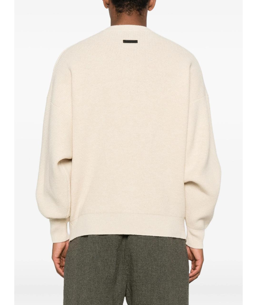 FEAR OF GOD Белый шерстяной джемпер / свитер, фото 4
