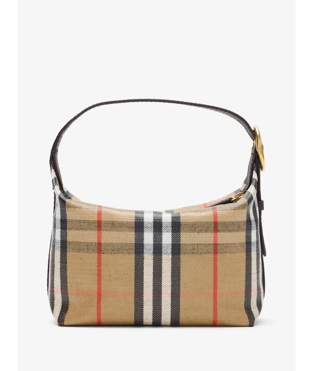 BURBERRY Бежевая сумка с короткими ручками, фото 4