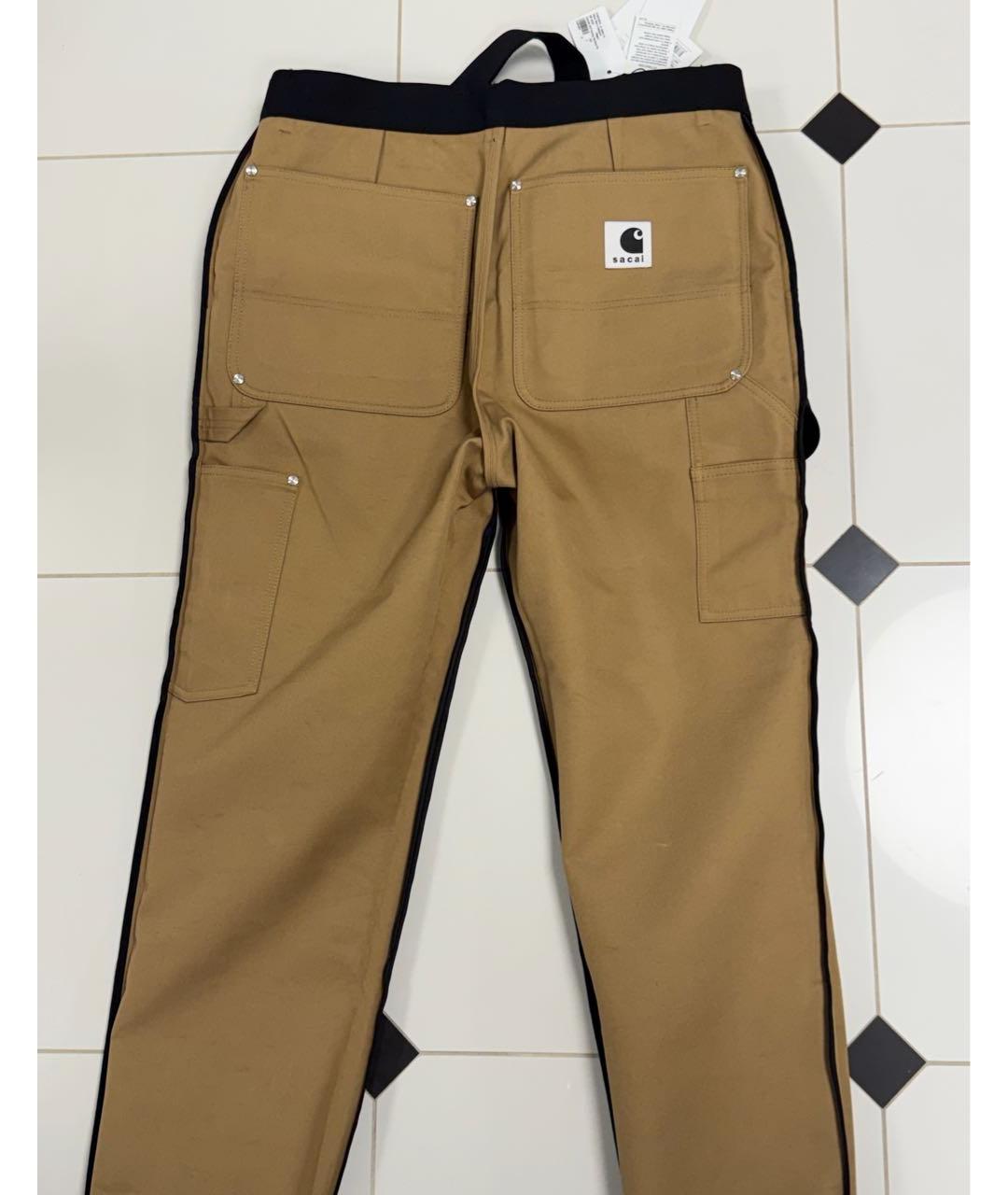 SACAI Черные деним повседневные брюки, фото 6