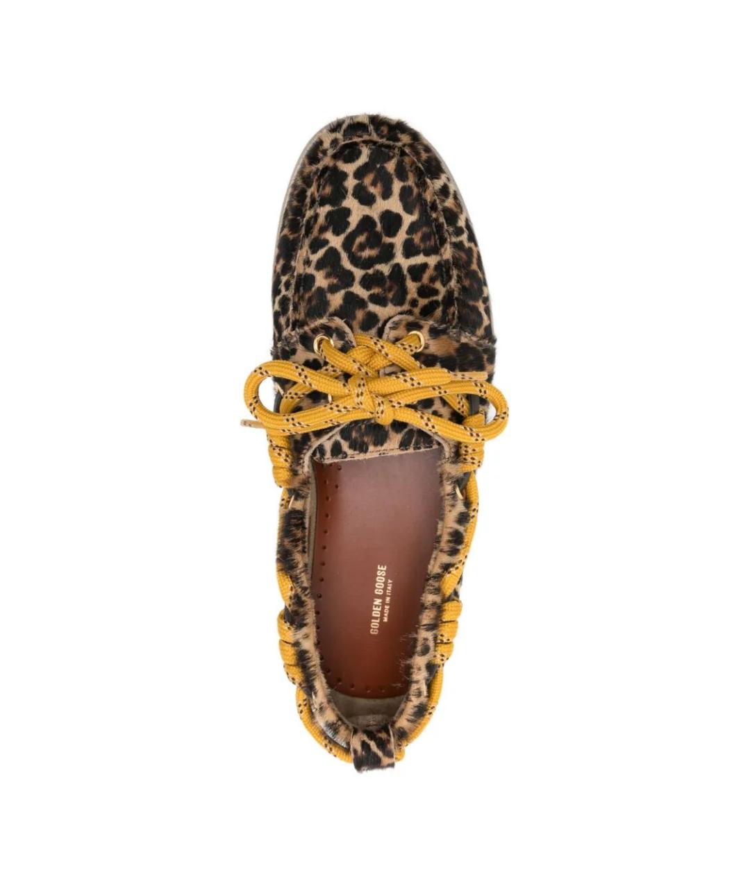 GOLDEN GOOSE DELUXE BRAND Мульти кожаные лоферы, фото 4