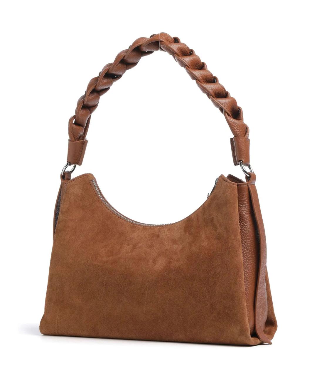 COCCINELLE Коричневая кожаная сумка через плечо, фото 2